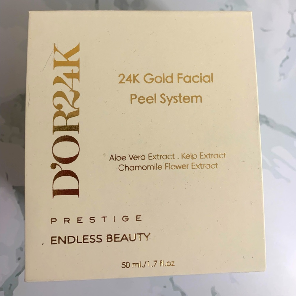 D’OR 24K Prestige Endless Beauty 24 Gold Facial Peel System 1.7oz new in box